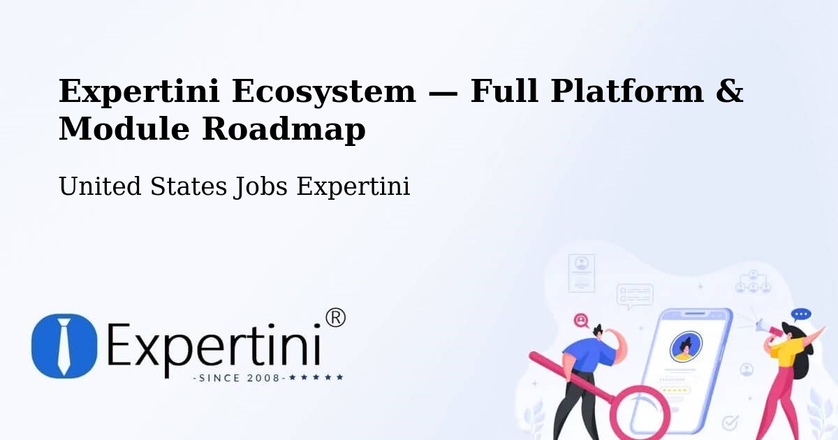 Expertini Ecosystem — Full Platform & Module Roadmap – Centralia